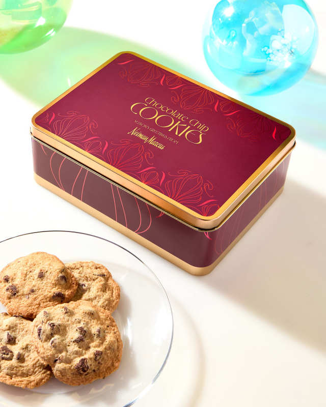 Chocolate Chip Cookie Holiday Gift Tin